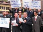 Rize'de Papa protestosu