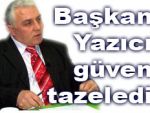 Ardeşen'de Yazıcı güven tazeledi