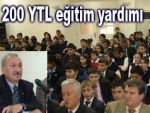 Hemşinde eğitime 200 YTL katkı