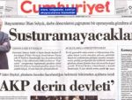 Cumhuriyet'in gözaltı tepkisi