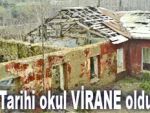 Tarihi okul viraneye döndü