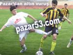 Pazarspor'dan altın galibiyet