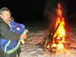 Handüzü'nde nevruz ateşi