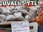 Çuvalla koyun gübresi 5 YTL