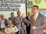 Kahvehaneler kütüphane oluyor!