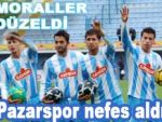 Pazarspor'da 6 puan sevinci