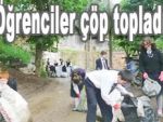 40 çuval çöp topladılar!