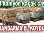 41 ton kaçak çay yakalandı