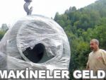 Hemşinin makineleri geldi