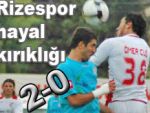 Rizespor Bolu'ya yenildi