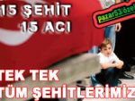 15 ayrı acı ŞEHİTLER ALBÜMÜ