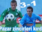 Pazarspor Kars'tan intikam aldı