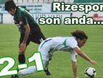 RİZESPOR 90'DA GÜLDÜ