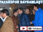 Pazarsporda bayramlaşma töreni