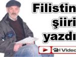 Bu sefer Filistin'in şiirini yazdı