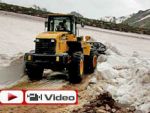 Yayla yolları kardan temizlendi