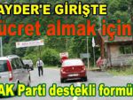 Ayder'e giriş ücreti için yeni formül!