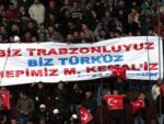 Trabzon'dan pankartlı tepki