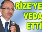 Vali Şarbak'tan Rize'ye iftarlı veda