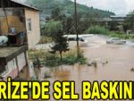 Rize'de sel ve heyelan korkusu