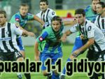 Rizespor bir ileri bir geri: 1-1