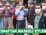 Fındıklı esnafından maskeli eylem