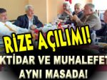 RİZE'DE SİYASI AÇILIM!