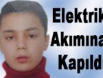 Su baskınında elektrik çarptı