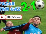 Pazarspor zirveyi sevdi: 2-1