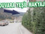 Uzungöl'deki çirkin duvara makyaj!