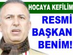 Resmi ve gerçek başkan benim!