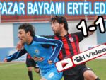 Pazarspor berabere: 1-1