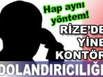 Rizeli'yi komiserim diye dolandırdı!