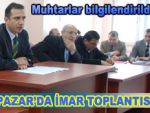 Pazar'da muhtarlara imar semineri