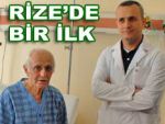 Rize'de bir ilk daha başarıldı