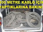 Pazar'da kablo hırsızları fiberi kesti