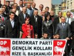 Demokrat Parti Rize'de kan veriyor