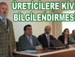 Pazar'da kivi üreticilerine seminer