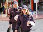 Asayiş için el ilanları dağıtıyorlar