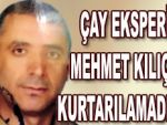 Çay eksperi hayatını kaybetti