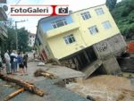 Rize'ye rekor miktarda yağmur indi