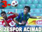 Rizespor Mersin'e patladı: 3-0