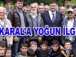 Karal, Pazar ve köylerinde çalıştı