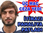 Pazarsporlu Osman'a 3 maç ceza