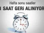 Saatler bir saat geri alınıyor