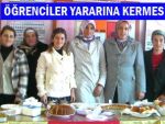 Pazar'da öğrenciler yararına okulda kermes