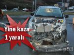 Pazar'da trafik kazası ucuz atlatıldı: 1 yaralı