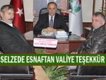 Sel mağduru esnaftan valiye teşekkür