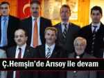 AK Parti Çamlıhemşin'de Arısoy ile devam