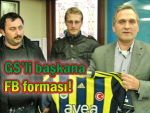 Galatasaraylı başkana Fenerbahçe forması!